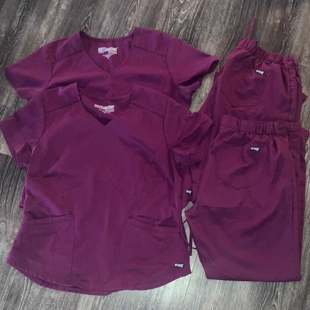 2 sets Greys Anatomy Scrubs